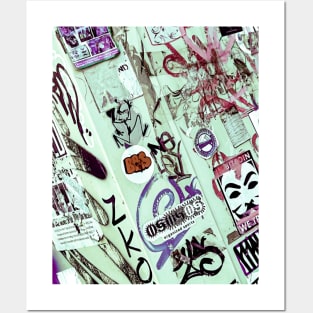 Graffiti Tag Sticker Art NYC Posters and Art